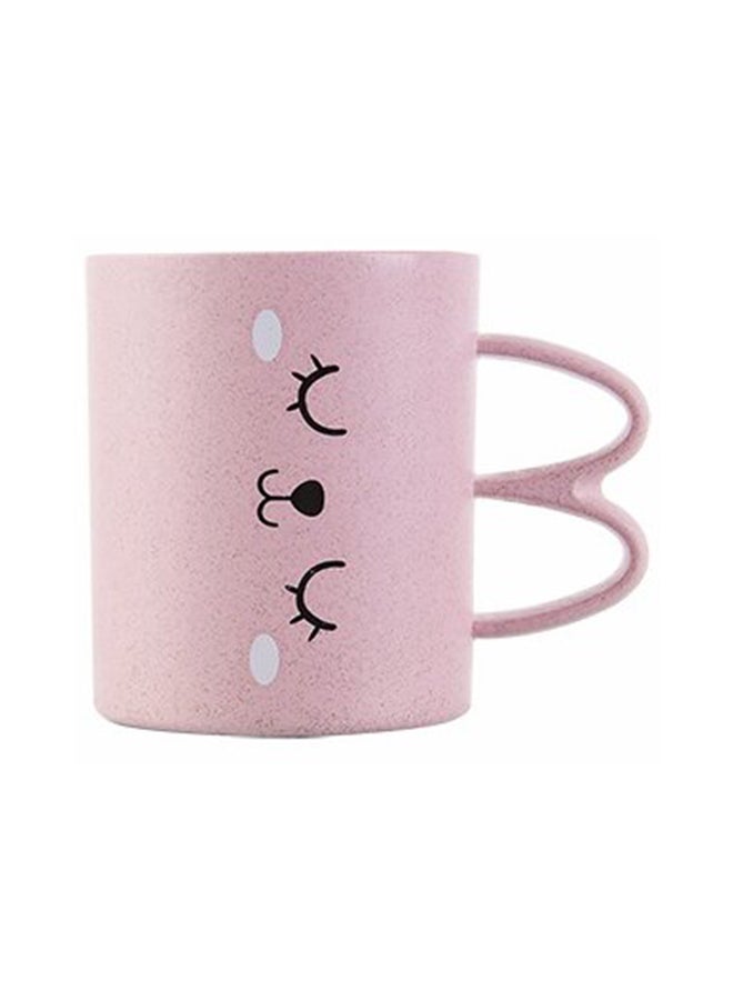Rabbit Design Coffee Mug Pink/Black/White