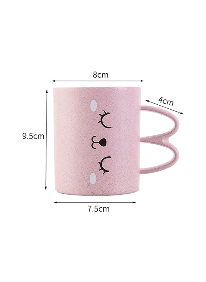 Rabbit Design Coffee Mug Pink/Black/White