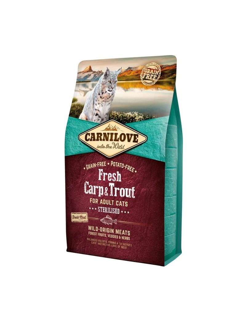 Carnilove Fresh Carp & Trout For Adult Cats ( 2kg )