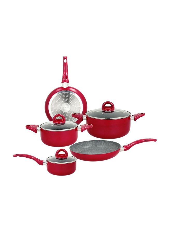8-Piece Cooking Set Red