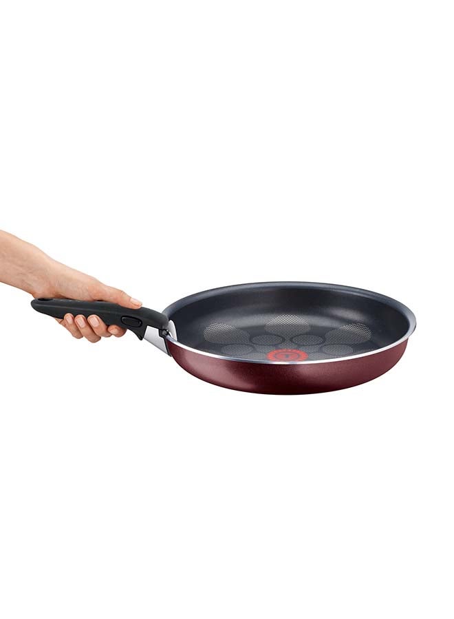 Ingenio Cook N Clean 6 Pcs Cooking Set, Removable Handle Aluminium Multicolour 26cm