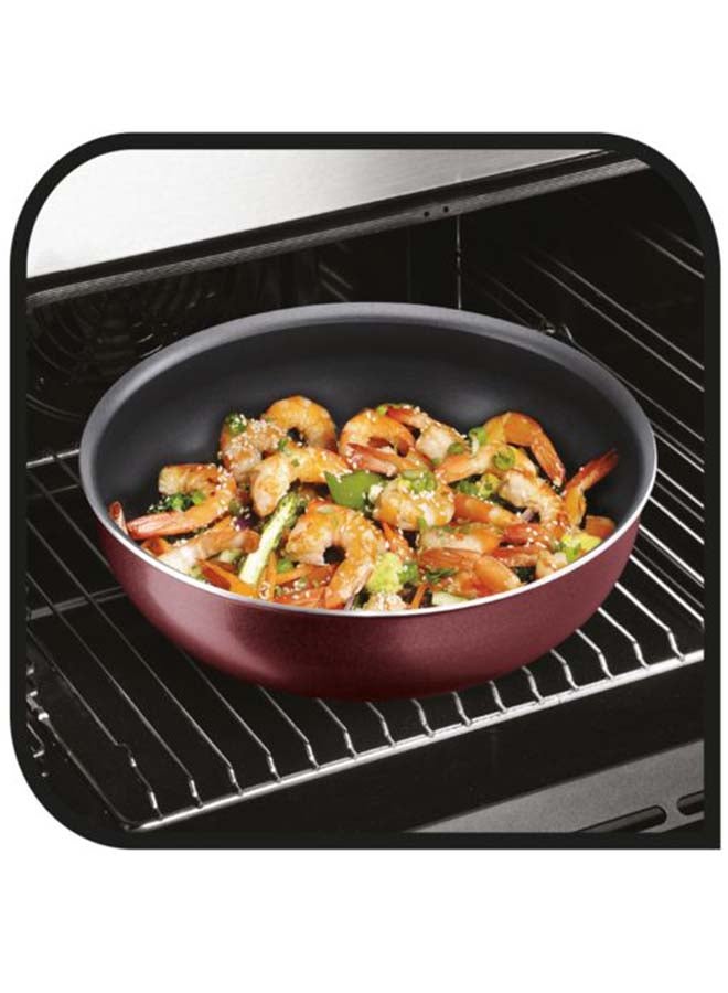 Ingenio Cook N Clean 6 Pcs Cooking Set, Removable Handle Aluminium Multicolour 26cm