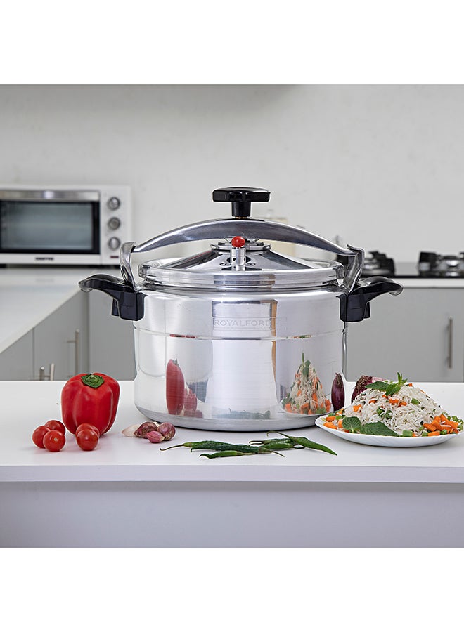 Aluminium Alloy Pressure Cooker Three-Ply Base Multi-Safety Device 30x30x25cm