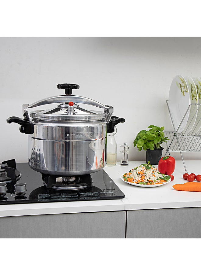 Aluminium Alloy Pressure Cooker Three-Ply Base Multi-Safety Device 30x30x25cm