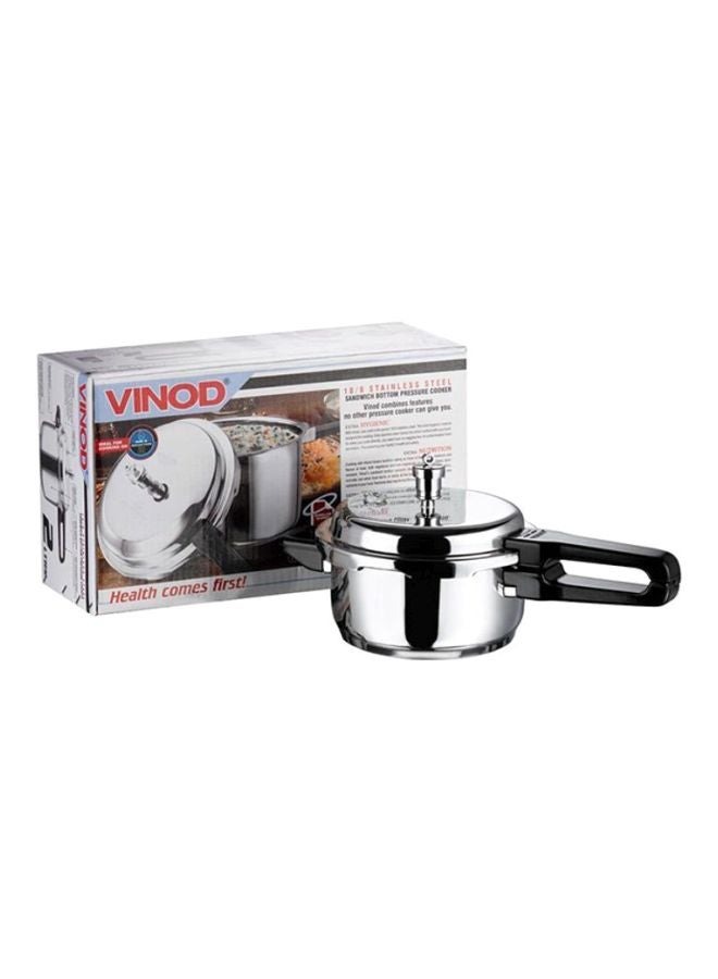 Stainless Steel Induction Pressure Cooker Outer Lid 2Liters