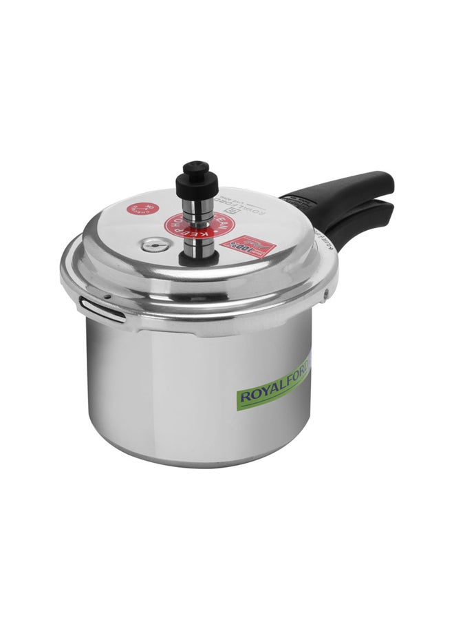 Pressure Cooker Induction Base Durable Aluminium Construction Uniform Heating Convenient To Use 38X24.5X19 Cm Multicolour 5Liters