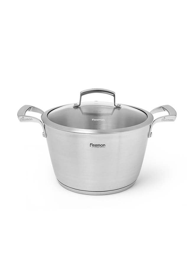 Millenium Stockpot With Lid Silver