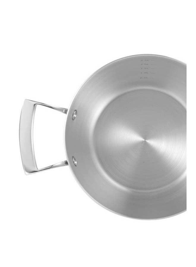 Millenium Stockpot With 16x9cm Glass Lid Stainless Steel Stainless Steel 16x9cm