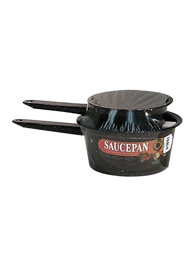 2-Piece Saucepan Set Black