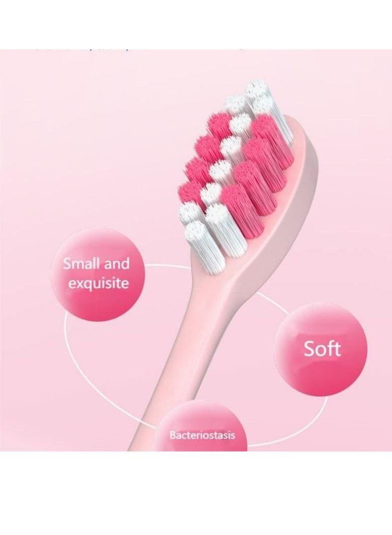 COOLBBAY Children's Electric Toothbrush Cute Cartoon Soft Bristles Electric Toothbrush Smart Timing Sonic Electric Toothbrush Blue
