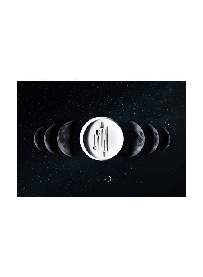 30-Piece New Moon Cutlery Set Silver