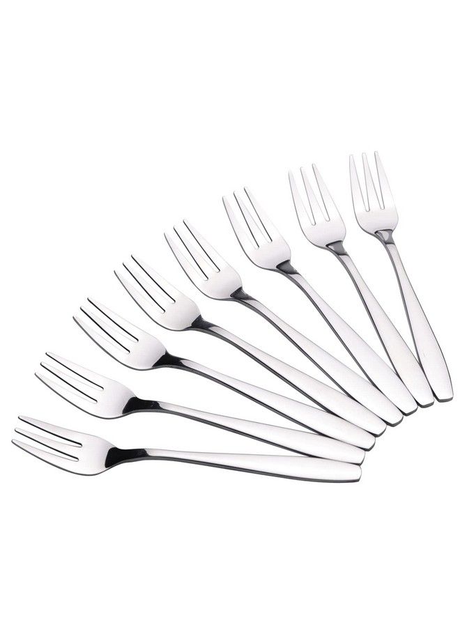 16 Piece 3Tine Cake Forks Stainless Steel Tasting Appetizer Forks 6Inch