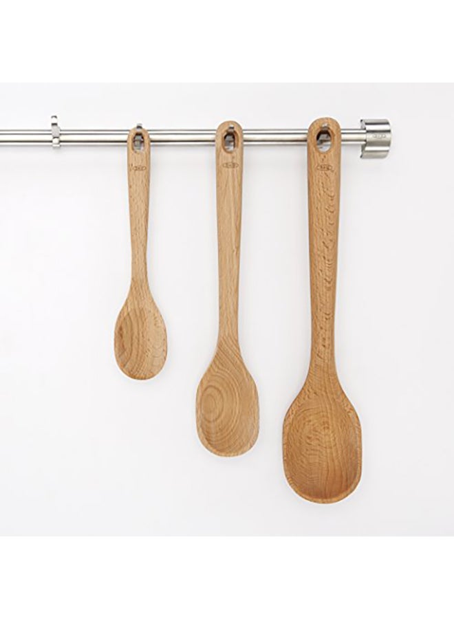 3-Piece Wooden Spoon Beige