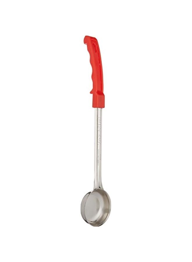 Solid Food Portioner Red/Silver 13inch