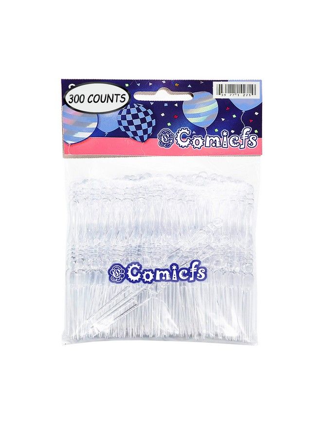 300Pcs Disposable Plastic Fruit Forks 4