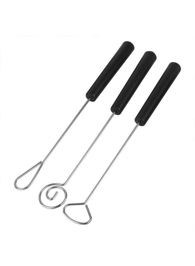 10Pcs Chocolate Dipping Fork Set Baking Supplies Stainless Steel Fondue Forks Diy Decorating Tool Set