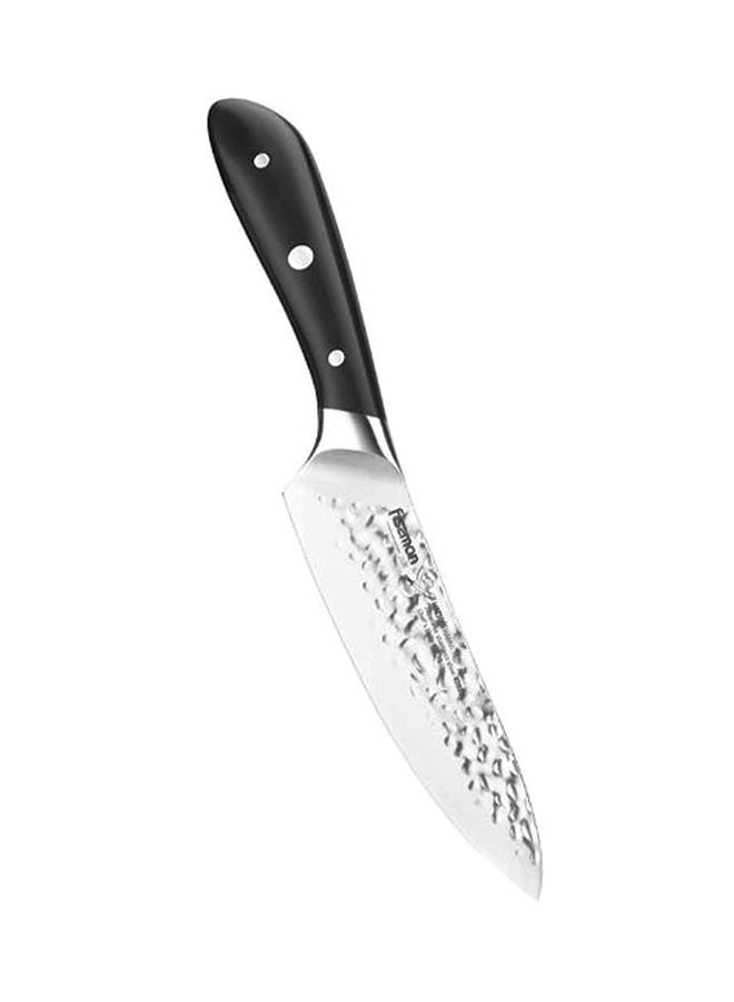 Hattori Hammered Chef Knife Black/Silver 6inch