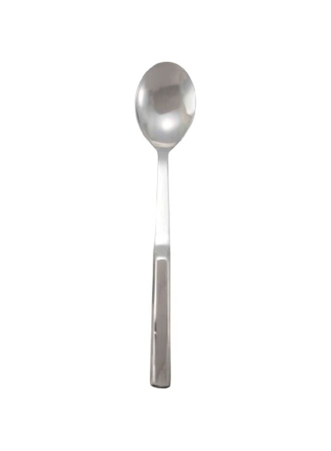 Stainless Steel Solid Serving Spoon Silver 10.25inch
