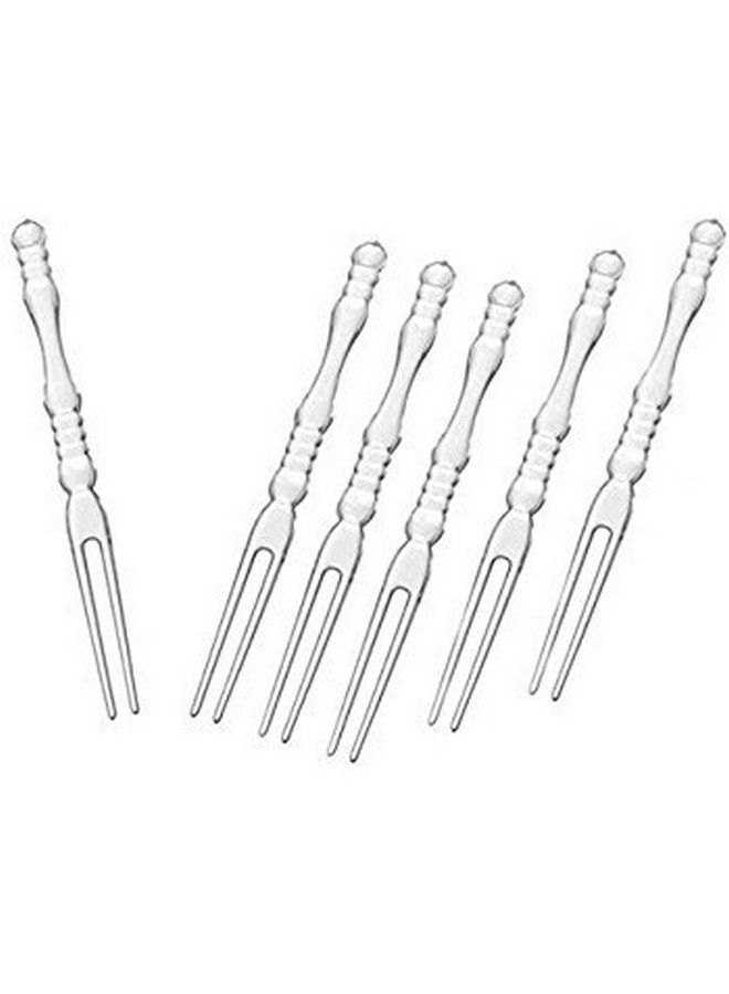200Pcs Disposable Plastic Cocktail Picks Fruit Forksthere Are Five Colors And Exquisite Workmanship