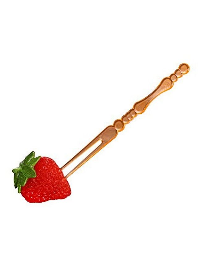 200Pcs Disposable Plastic Cocktail Picks Fruit Forksthere Are Five Colors And Exquisite Workmanship