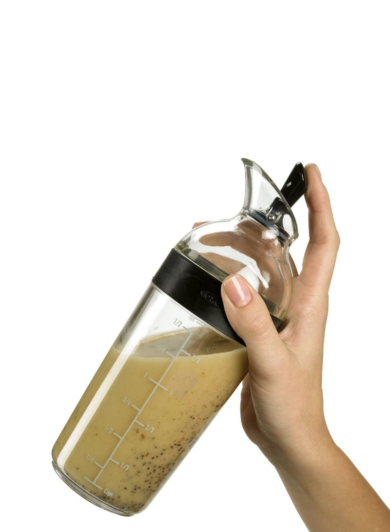 Salad Dressing Shaker Black