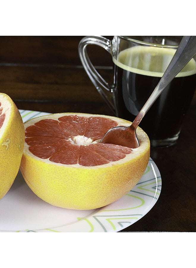 Pack Of 2 Serrated Grapefruit Spoon Silver