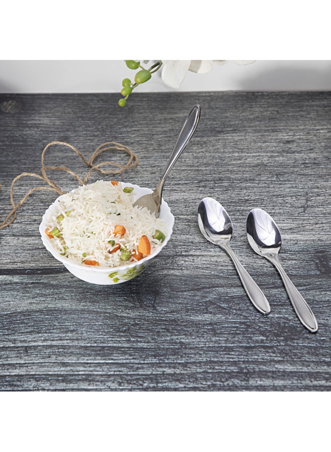 3-Piece Table Spoon Set Silver