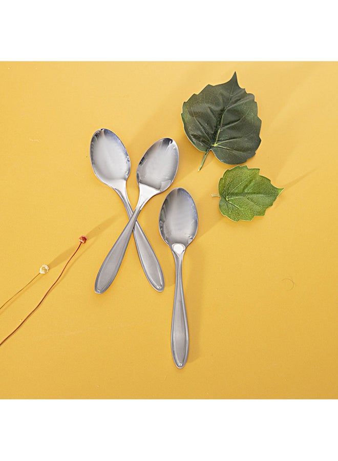 3-Piece Table Spoon Set Silver