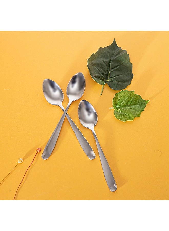 3-Piece Tea Spoon Set Silver