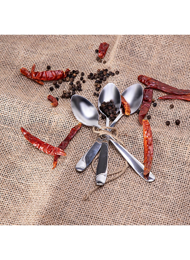 3-Piece Tea Spoon Set Silver