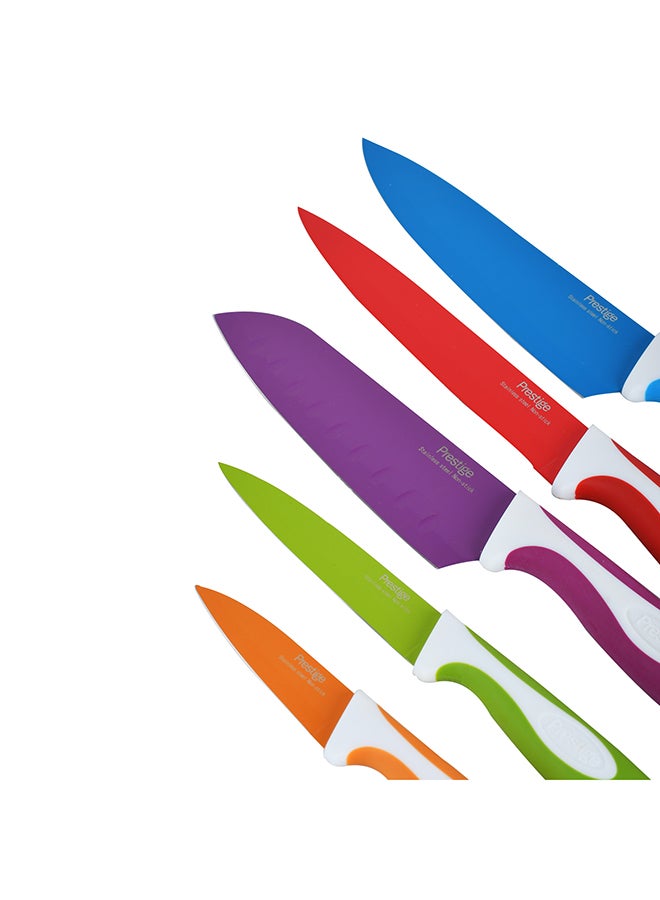 5-Piece Knives Set Multicolour