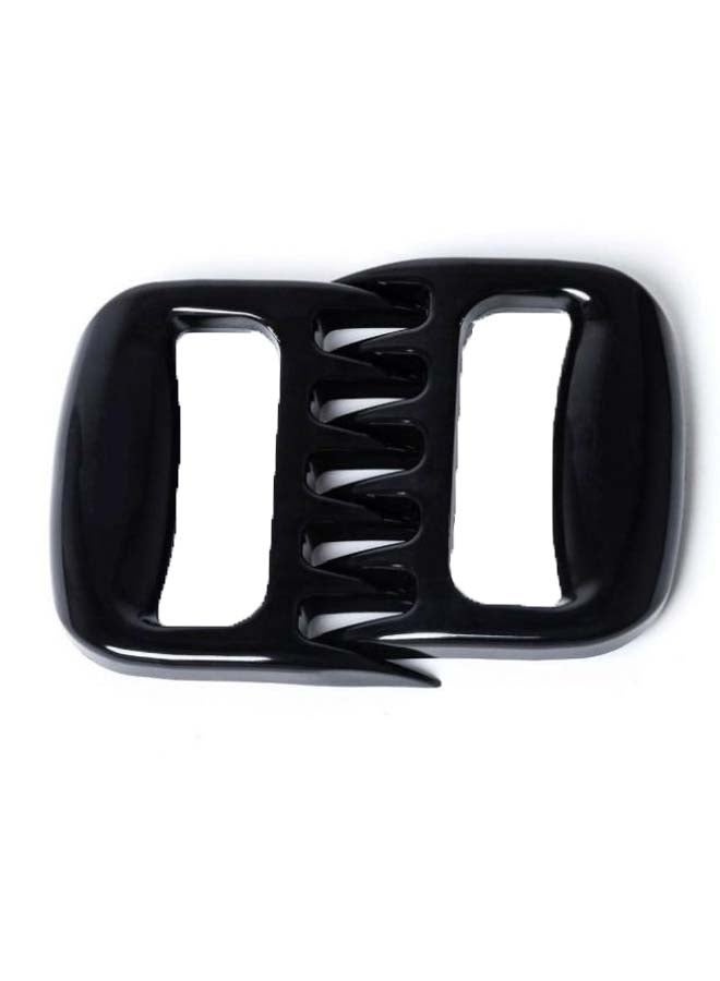 2-Piece Bear Barbecue Meat Forks Set Black