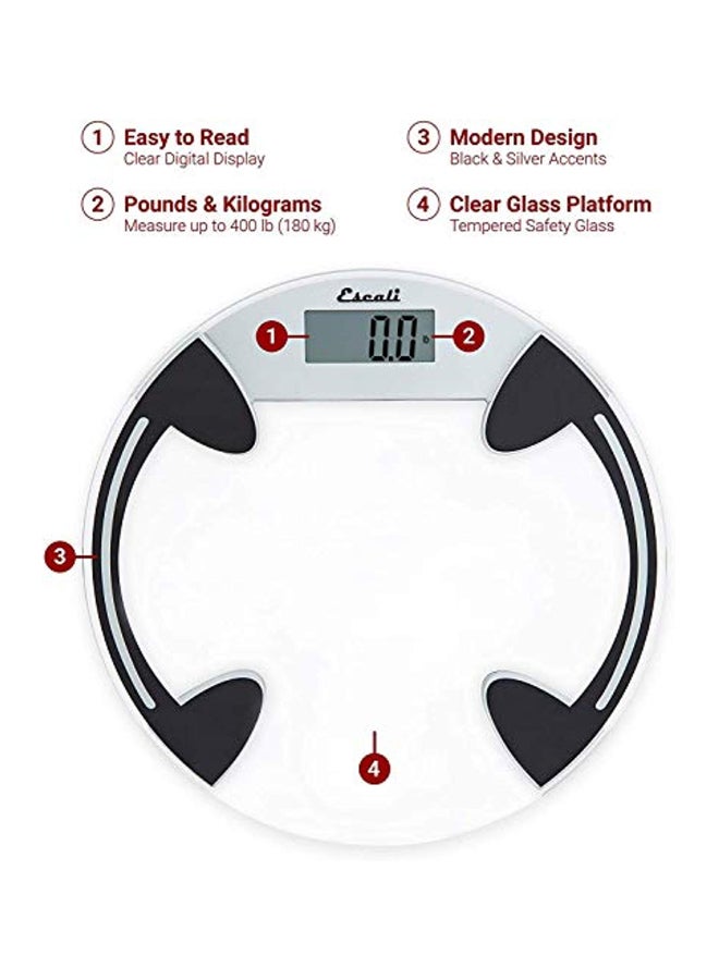 Classic Glass Bathroom Body Scale