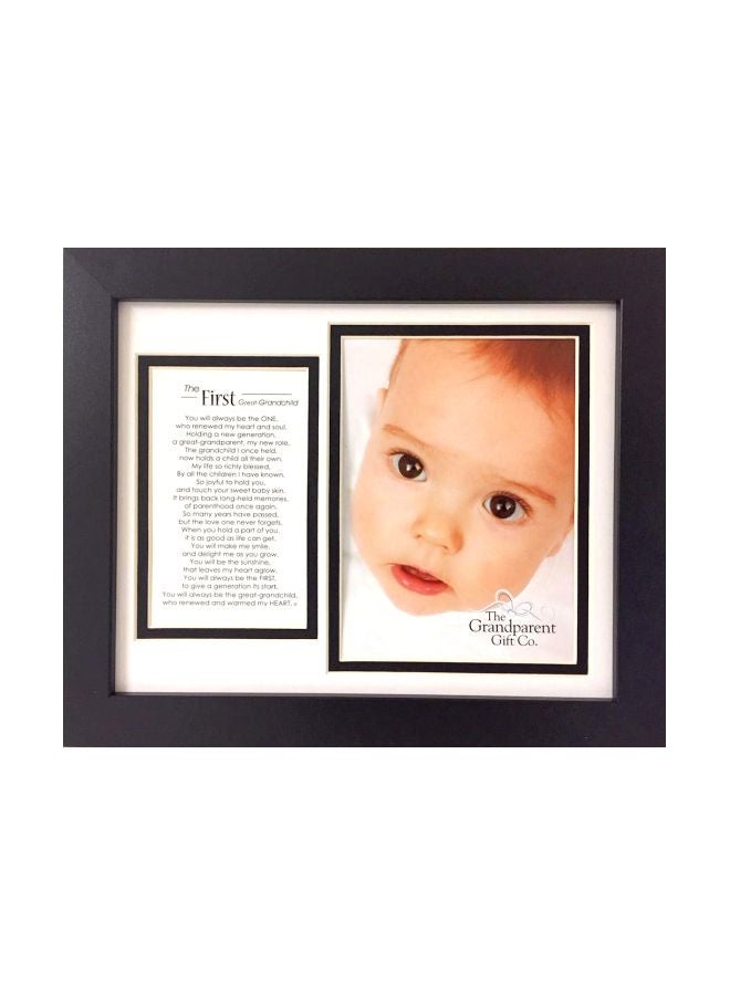 Great-Grandchild Photo Frame White/Black 8x10inch