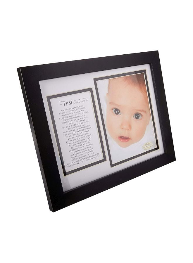 Great-Grandchild Photo Frame White/Black 8x10inch