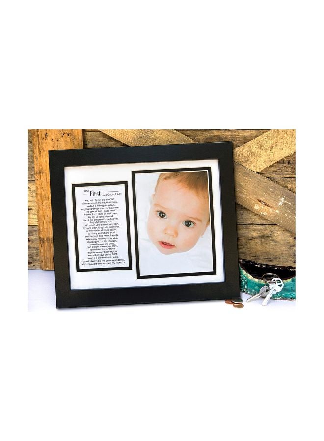 Great-Grandchild Photo Frame White/Black 8x10inch