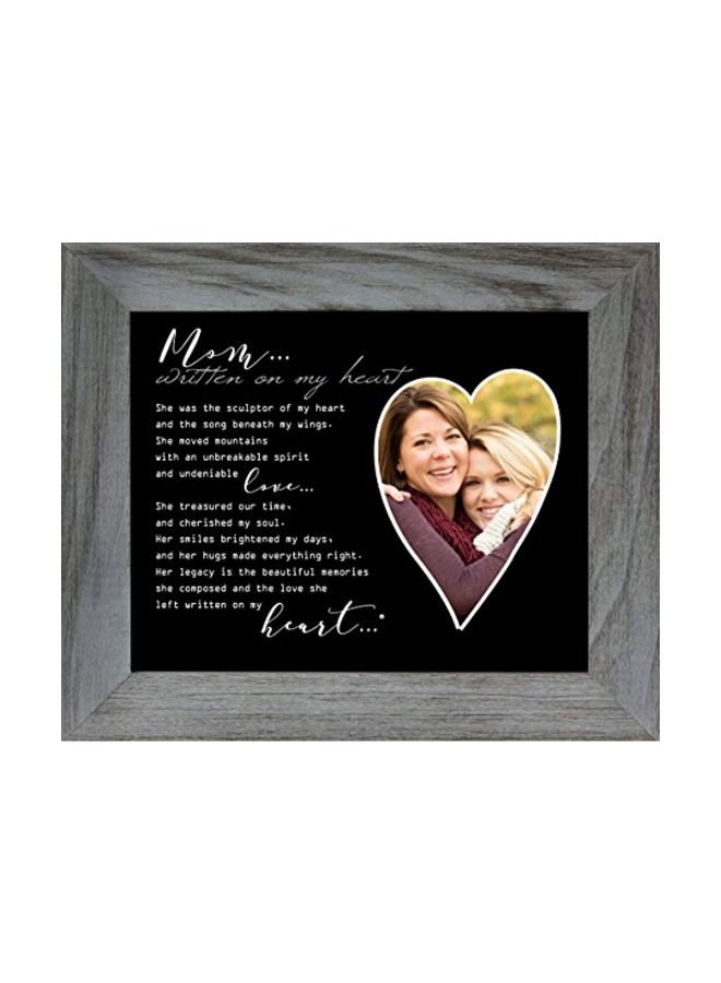 Memorial Photo Frame Grey 8x10inch