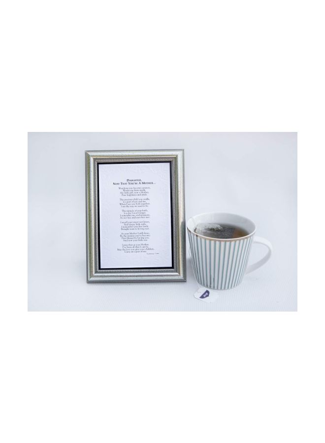 Now That You're A Mother Theme Photo Frame Silver 7.5x0.8x5.5inch