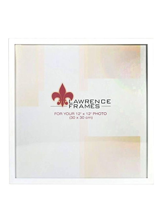 Wooden Picture Frame White 12x12inch