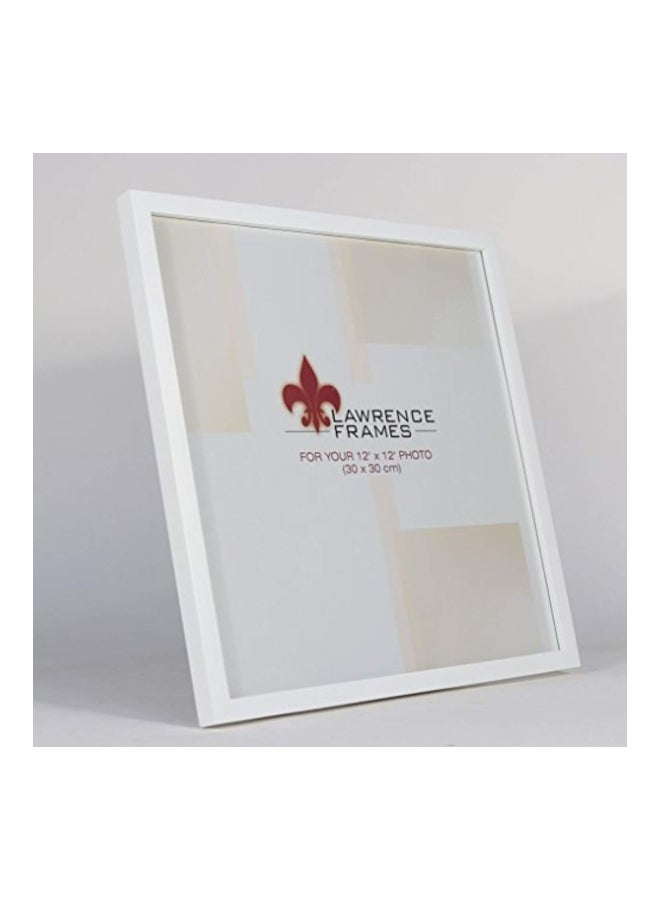 Wooden Picture Frame White 12x12inch