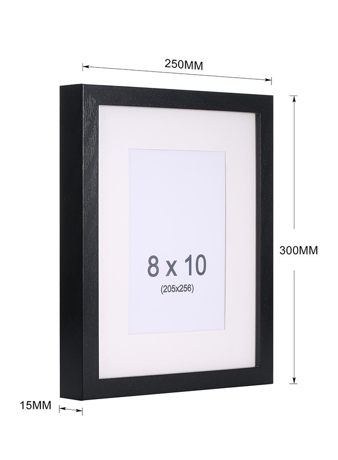 Wooden Photo Frame Black 165 x 115mm