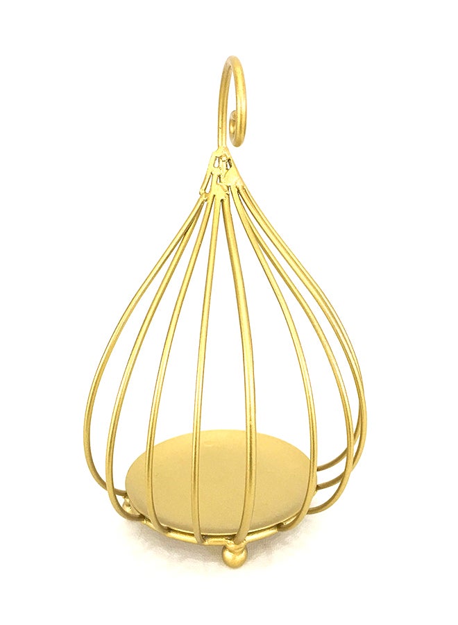 Candle Holder Stand Gold 10X10X30cm