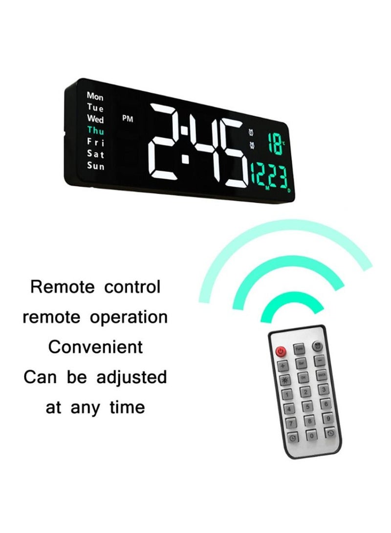 6626 Electronic Clock Living Room Wall-Mounted Large Screen Display LED Digital Clock