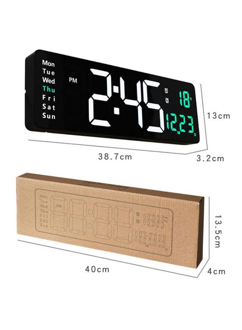 6626 Electronic Clock Living Room Wall-Mounted Large Screen Display LED Digital Clock
