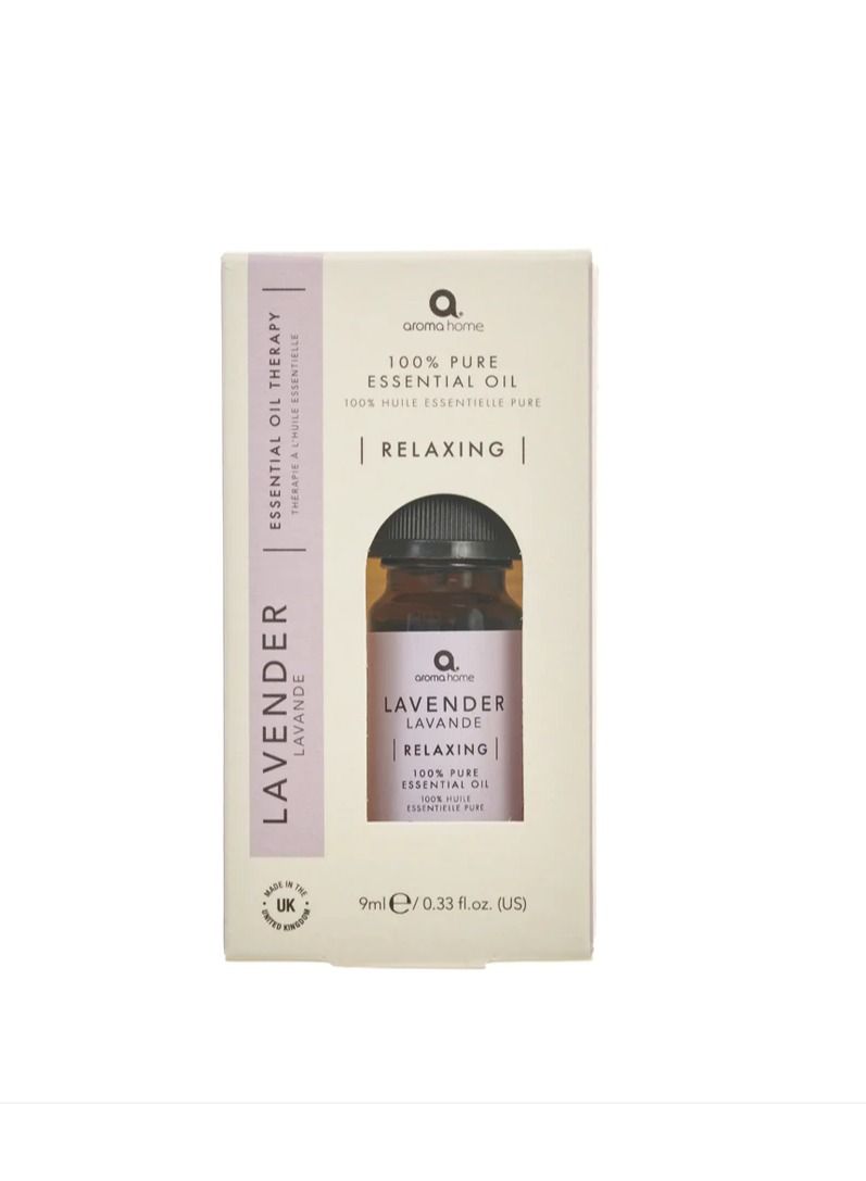 Aroma Home Lavender 100% Pure Essential Oil, 9ml