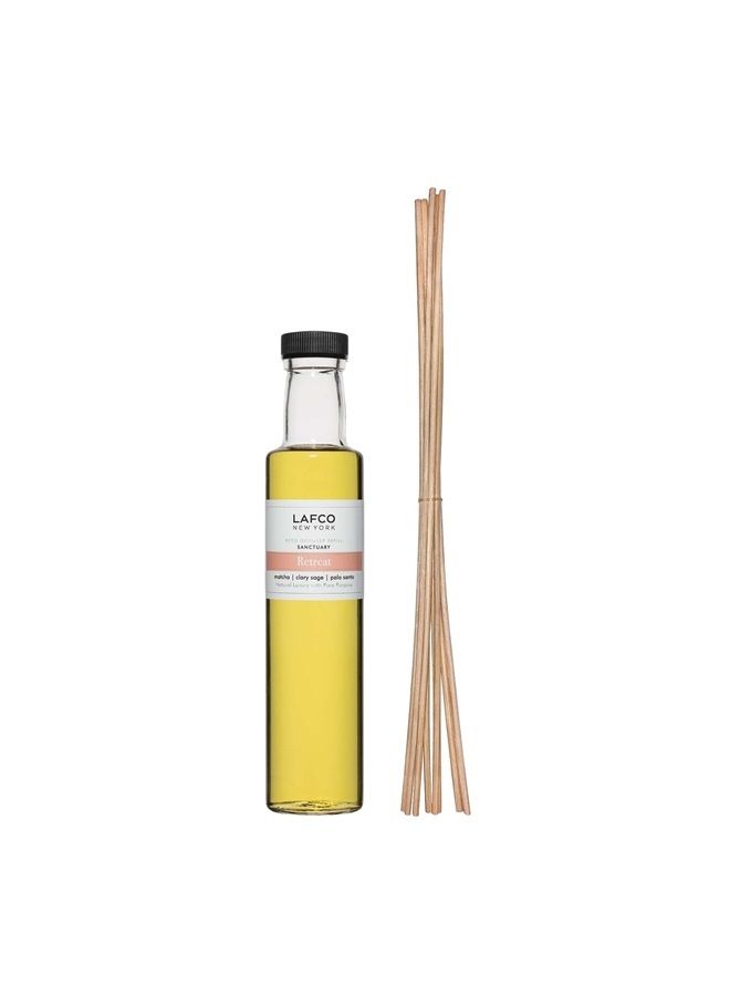 Reed Diffuser Refill, Retreat - 8.4 oz - Up to 4-Month Fragrance Life - Includes Natural Wood Reeds - Free of Dyes & Propellants - Made in The USA