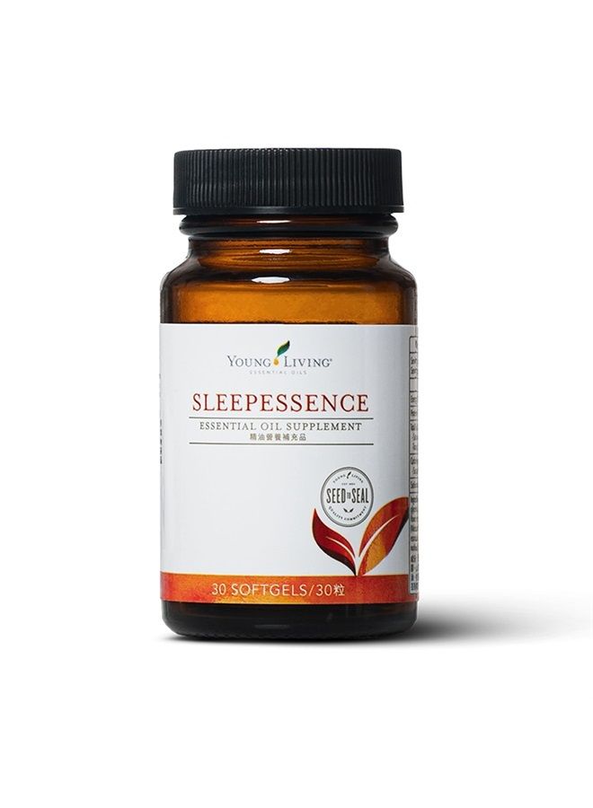 SleepEssence Essential Oil Supplement - with 4 Powerful Essential Oils - 30 Capsules