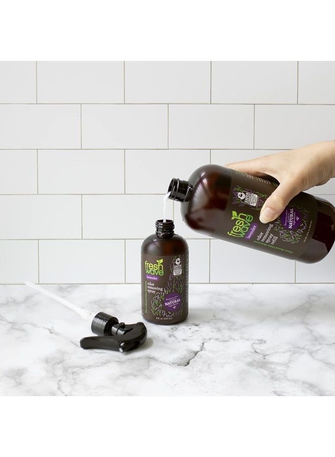 Lavender Odor Eliminator Spray & Air Freshener Refill, 32 fl. oz. | Original Scent Spray Refills For Up To 4 8oz. Spray Bottles | Safer Odor Relief | Natural Plant-Based Odor Eliminator