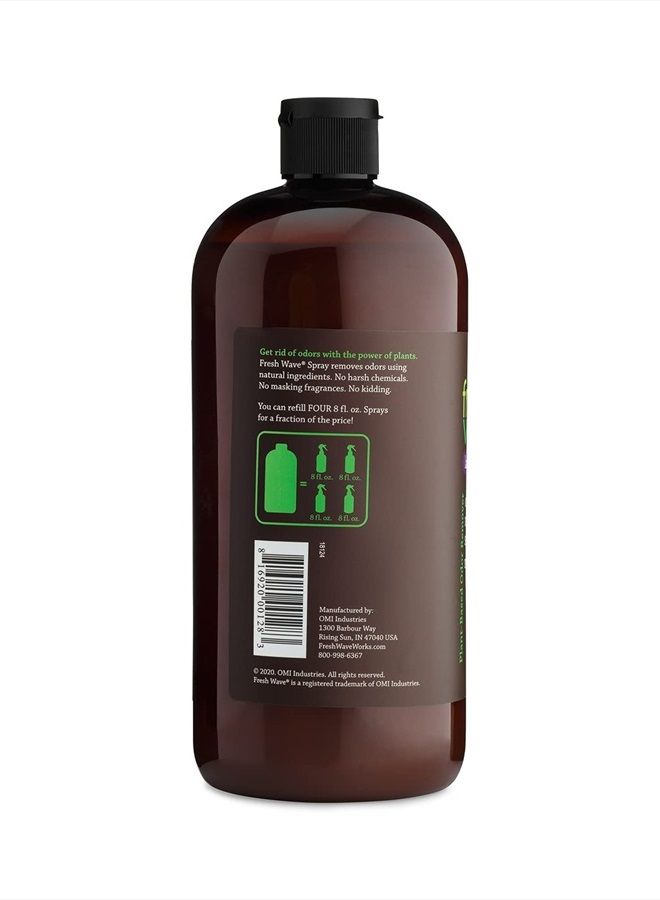 Lavender Odor Eliminator Spray & Air Freshener Refill, 32 fl. oz. | Original Scent Spray Refills For Up To 4 8oz. Spray Bottles | Safer Odor Relief | Natural Plant-Based Odor Eliminator
