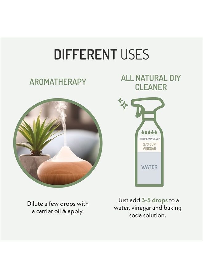 USDA Certified Organic Eucalyptus Essential Oil 4oz | Topical and Aromatherapy Essential Oil | Organic Eucalyptus Oil for Sauna Essential Oil